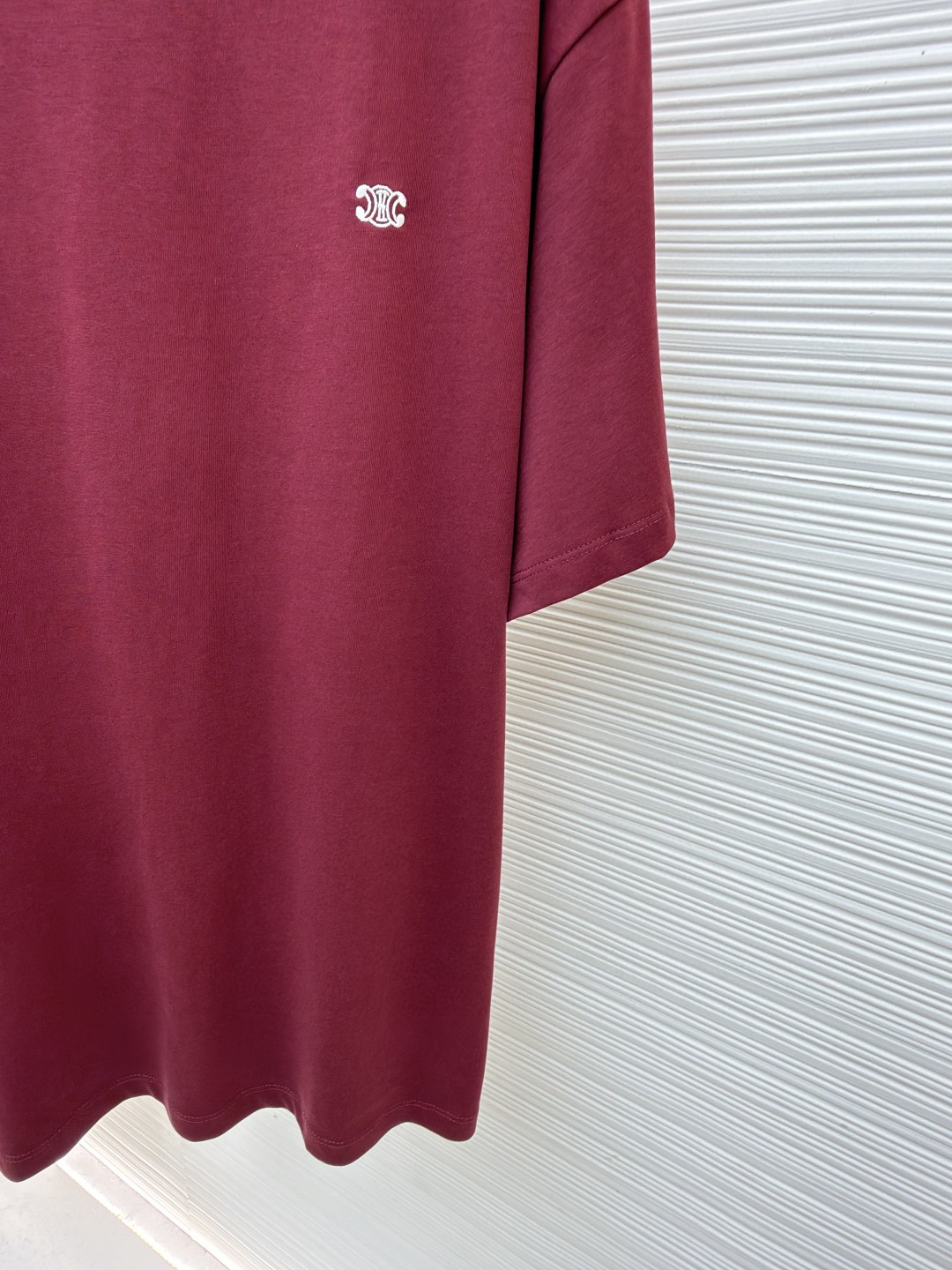 CELINE 赛琳 凯旋门刺绣标识 短袖 T恤 圆领 夏款 白色 黑色 红色 A0 2X04I671Q-01OB