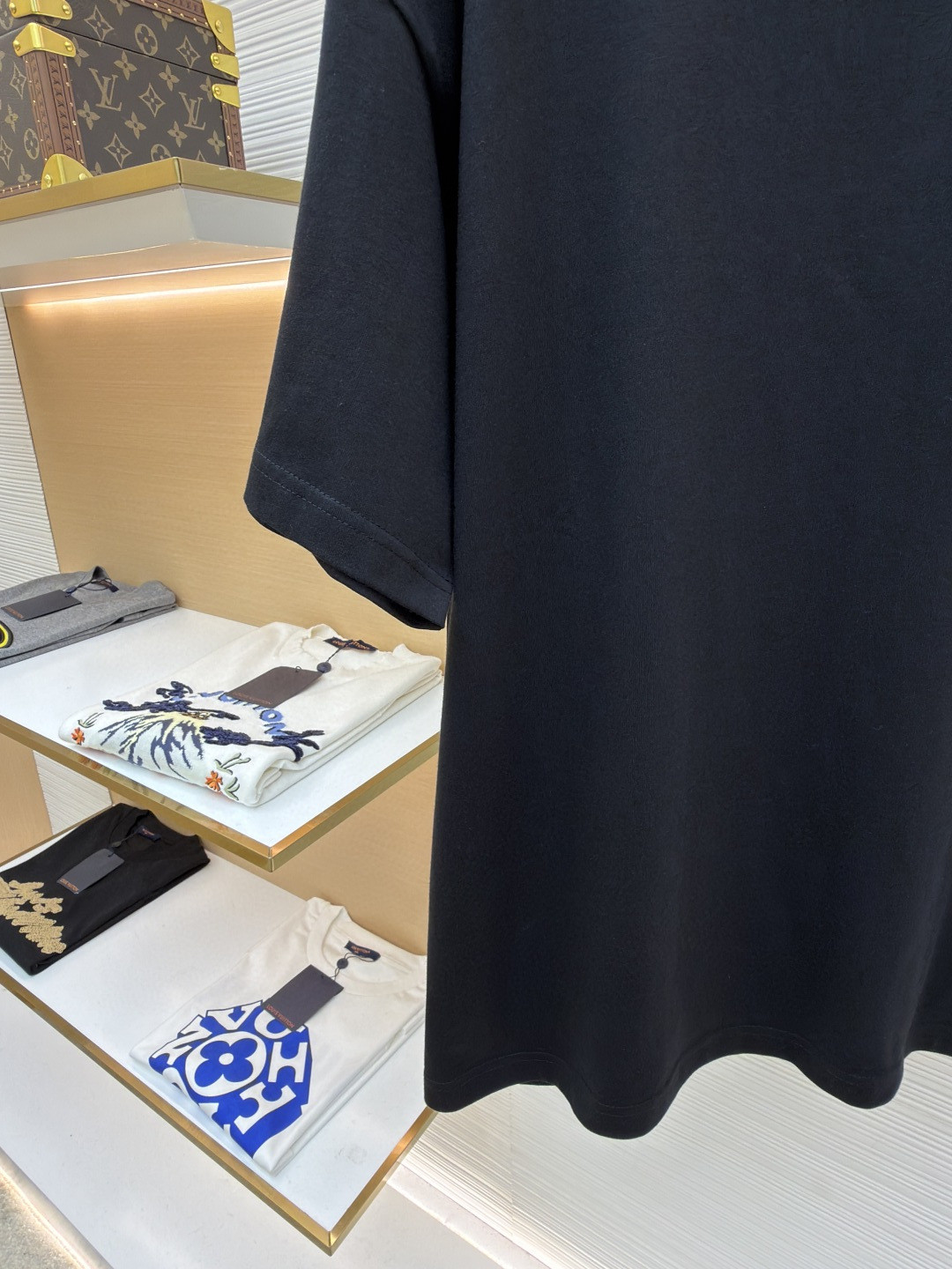 CELINE 赛琳 凯旋门刺绣标识 短袖 T恤 圆领 夏款 黑色 A0 RX0HW1243-GHC1