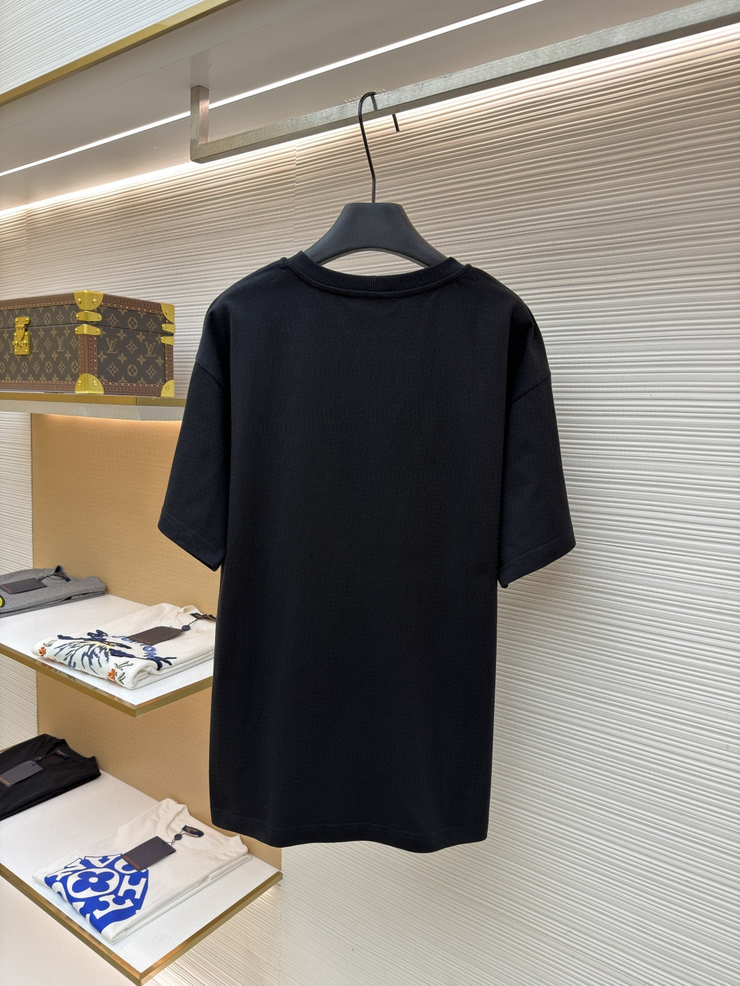 CELINE 赛琳 凯旋门刺绣标识 短袖 T恤 圆领 夏款 黑色 A0 RX0HW1243-GHC1
