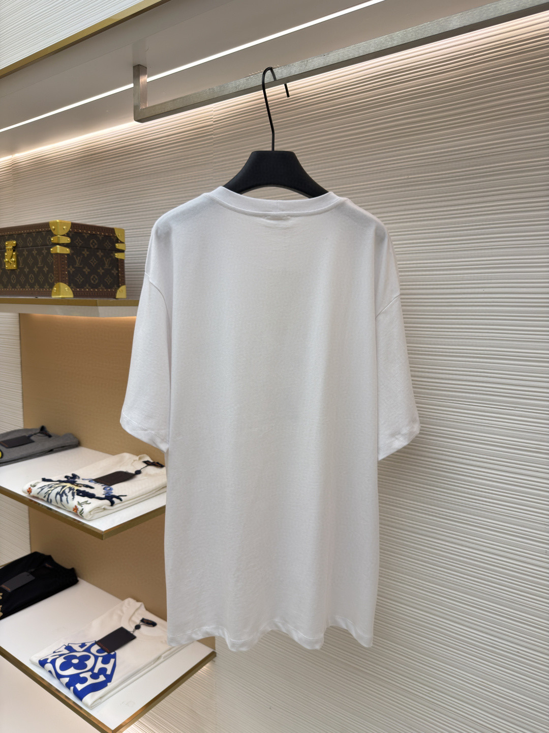 CELINE 赛琳 Paris印花 短袖 T恤 圆领 夏款 白色 蓝色 A0 RX0EF507Z-01OB