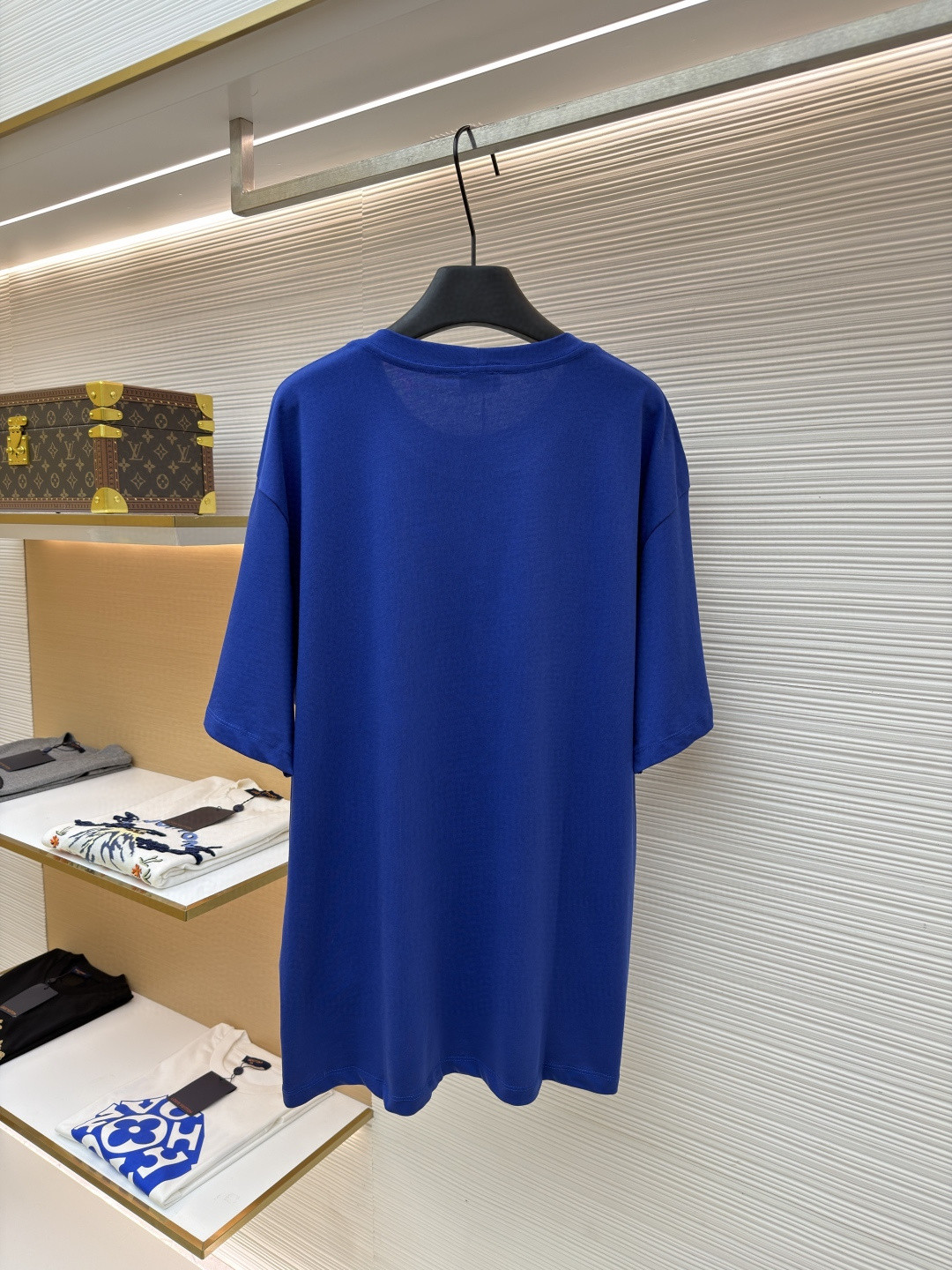 CELINE 赛琳 Paris印花 短袖 T恤 圆领 夏款 白色 蓝色 A0 RX0EF507Z-01OB