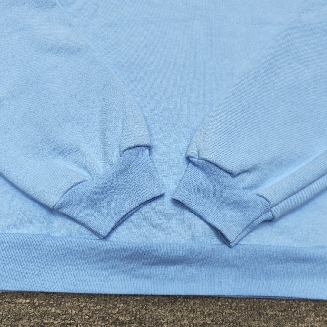 Sp5der 白色Sp5der字母 蜘蛛网套头连帽卫衣 外套 浅蓝色 B0 