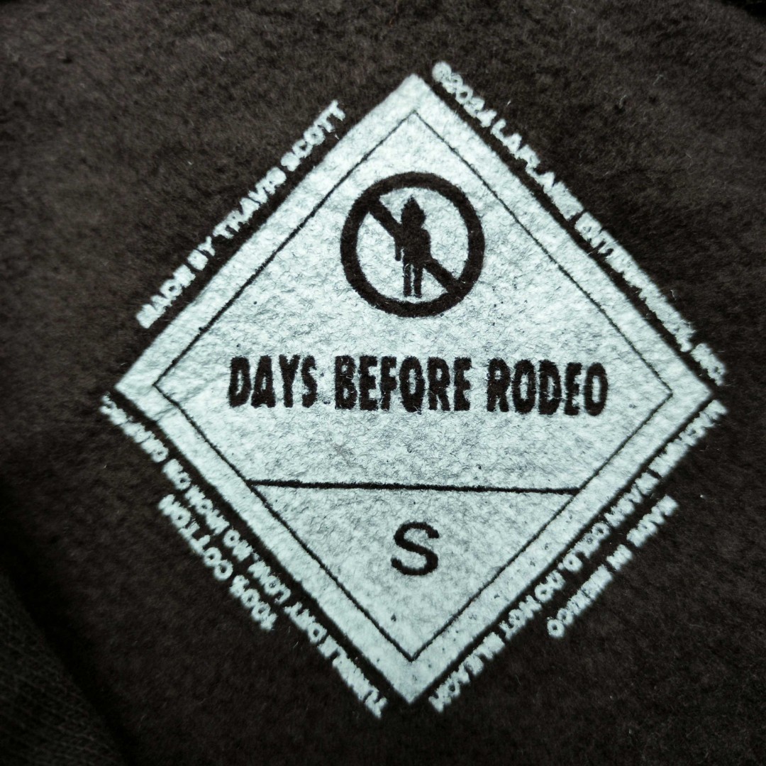 Sp5der 红色Rodeo字母 星星蜘蛛网套头连帽卫衣 外套 棕色 B0 