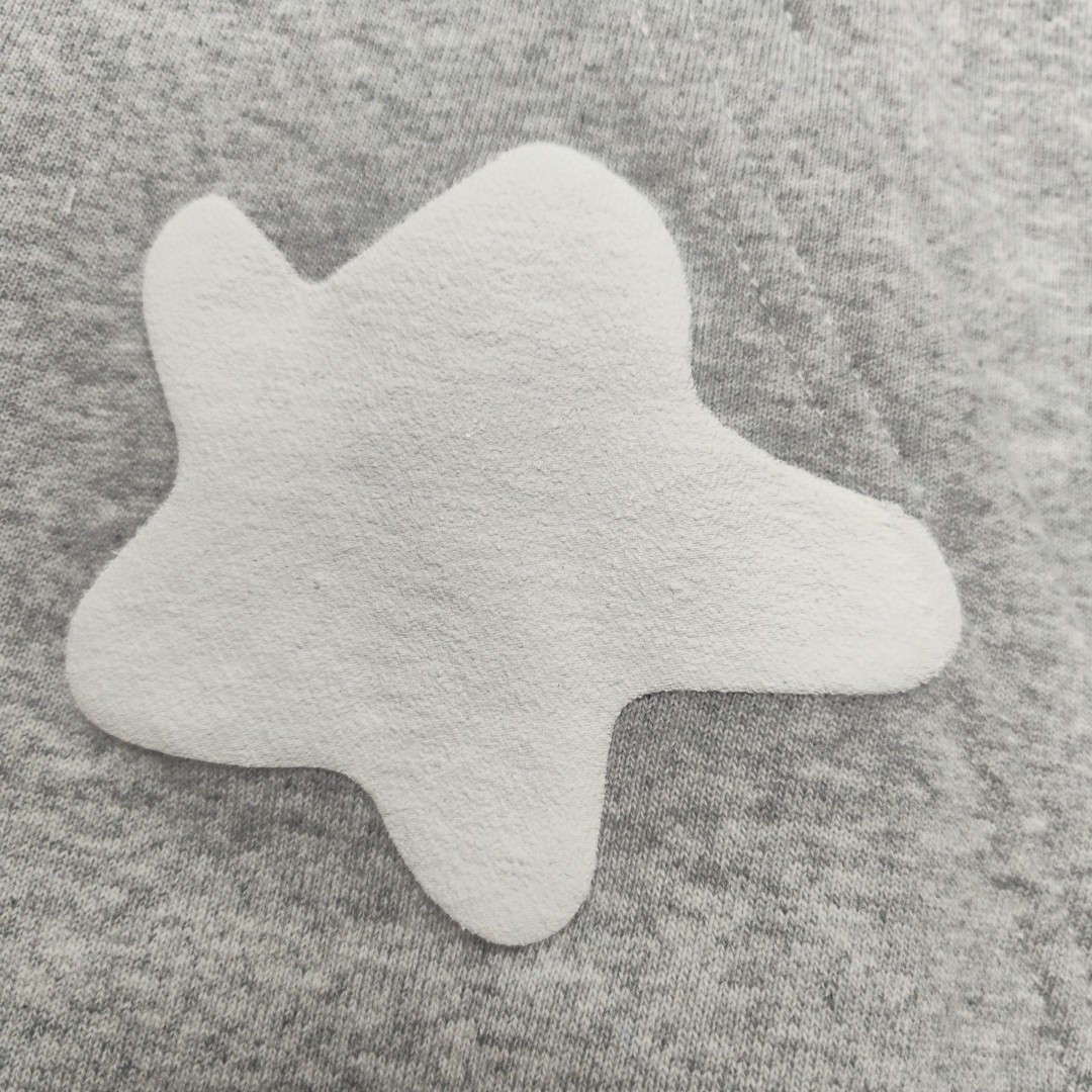 Sp5der 白色Sp5der字母 星星印花套头连帽卫衣 外套 灰色 B0 