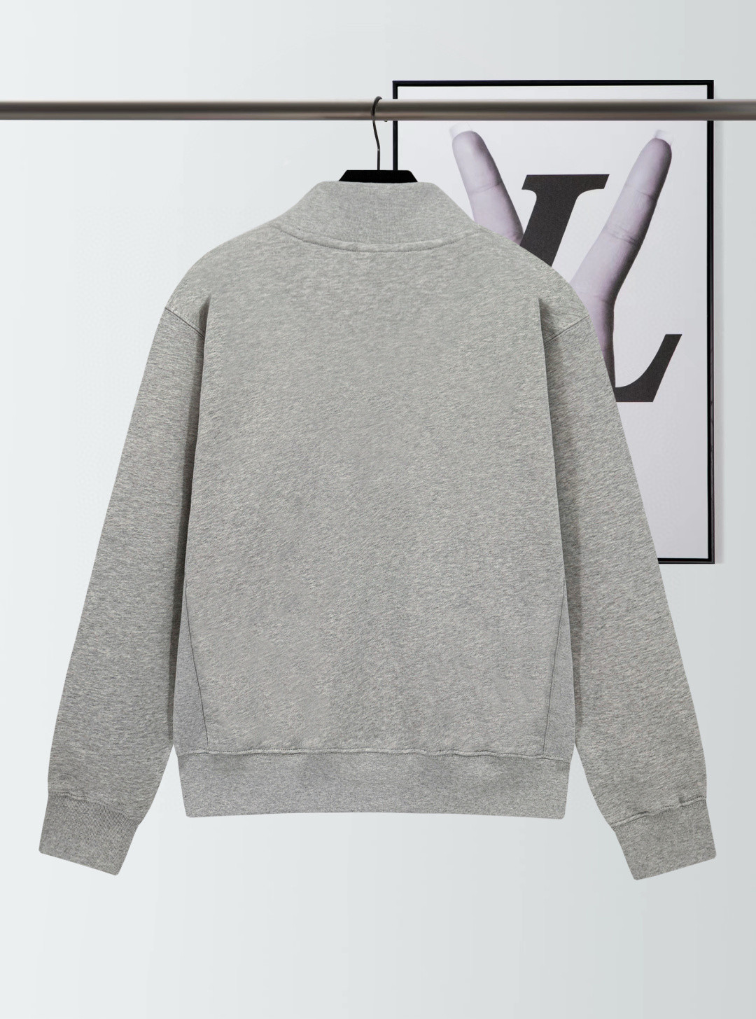 DIOR 迪奥 字母logo印花半拉链立领卫衣 外套 长袖 蓝色 绿色 灰色 B0 683J605A3035-C680