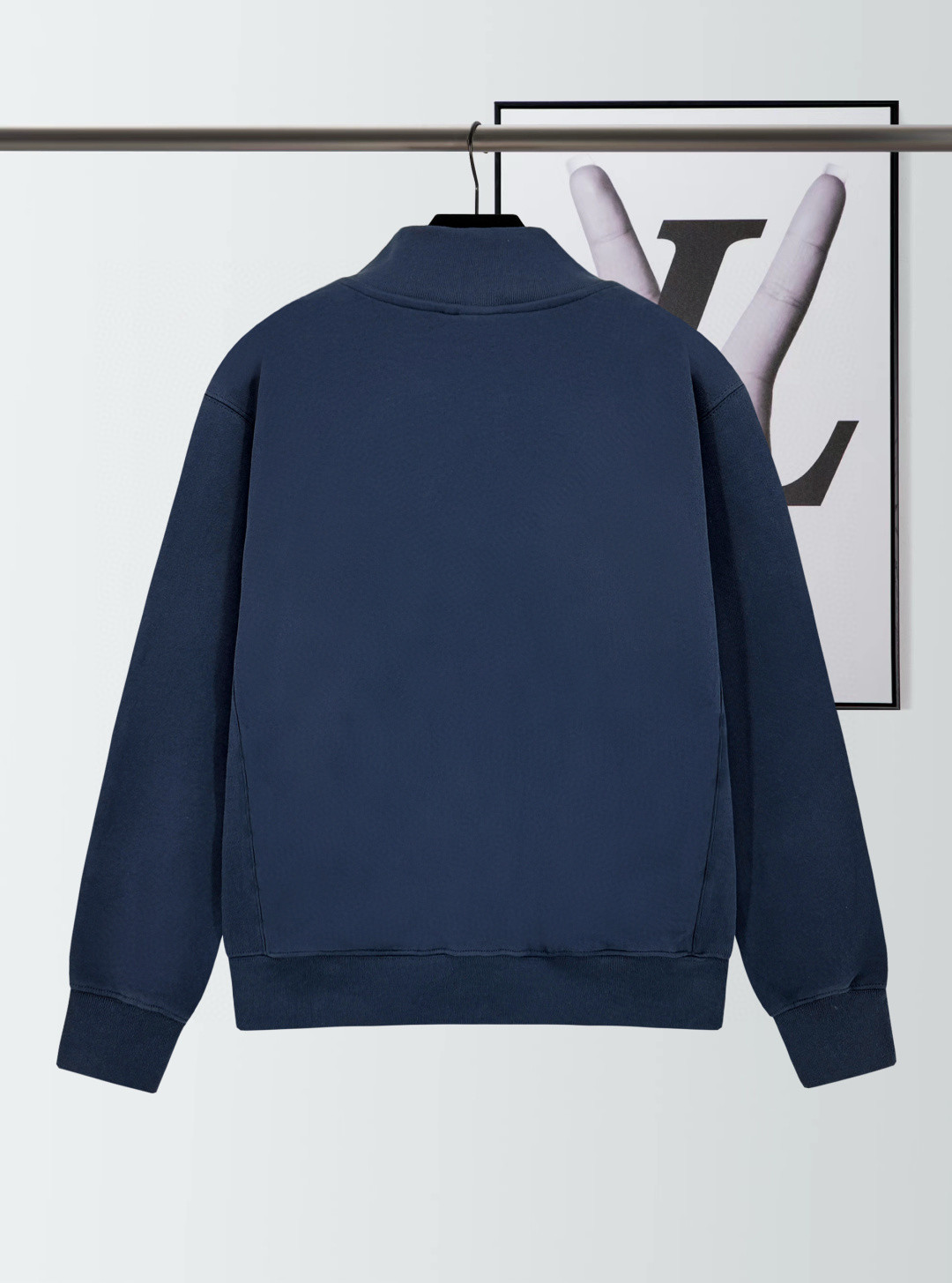 DIOR 迪奥 字母logo印花半拉链立领卫衣 外套 长袖 蓝色 绿色 灰色 B0 683J605A3035-C680