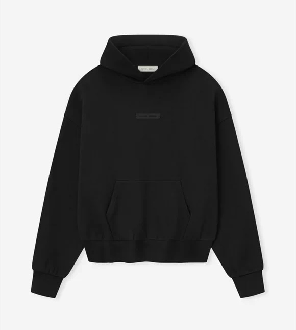 Fear of God Essentials 徽标字母后背印花 抓绒 套头连帽卫衣 帽衫 外套 燕麦灰 卡其色 灰色 黑色