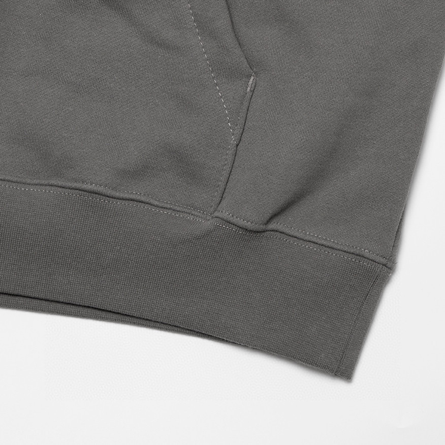 Fear of God Essentials 压胶字母印花 抓绒 套头连帽卫衣 帽衫 外套 灰色 黑色 