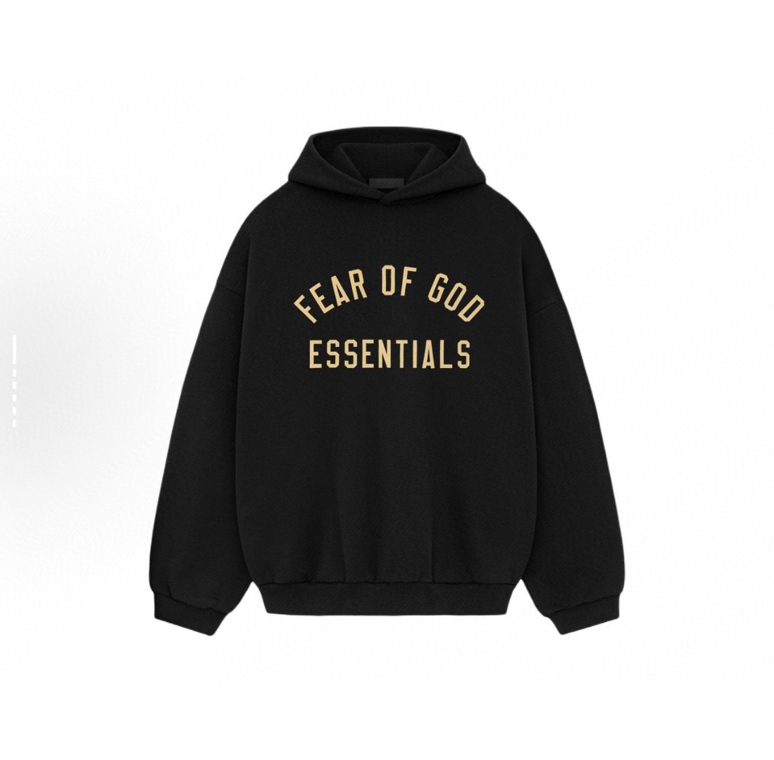 Fear of God Essentials 字母印花 套头连帽卫衣 帽衫 外套 橄榄绿 灰色 黑色 绿色
