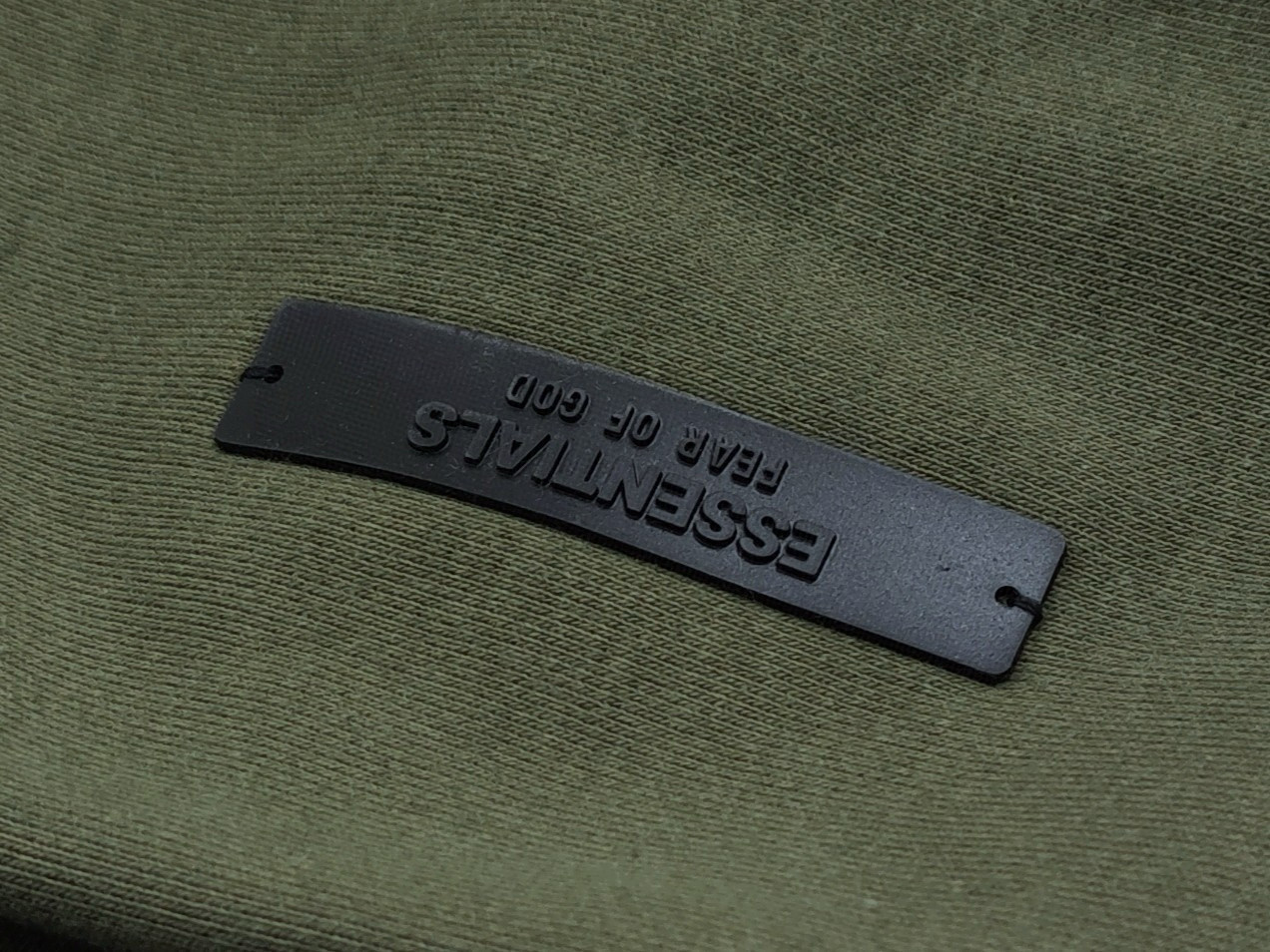 Fear of God Essentials 字母印花 套头连帽卫衣 帽衫 外套 橄榄绿 灰色 黑色 绿色