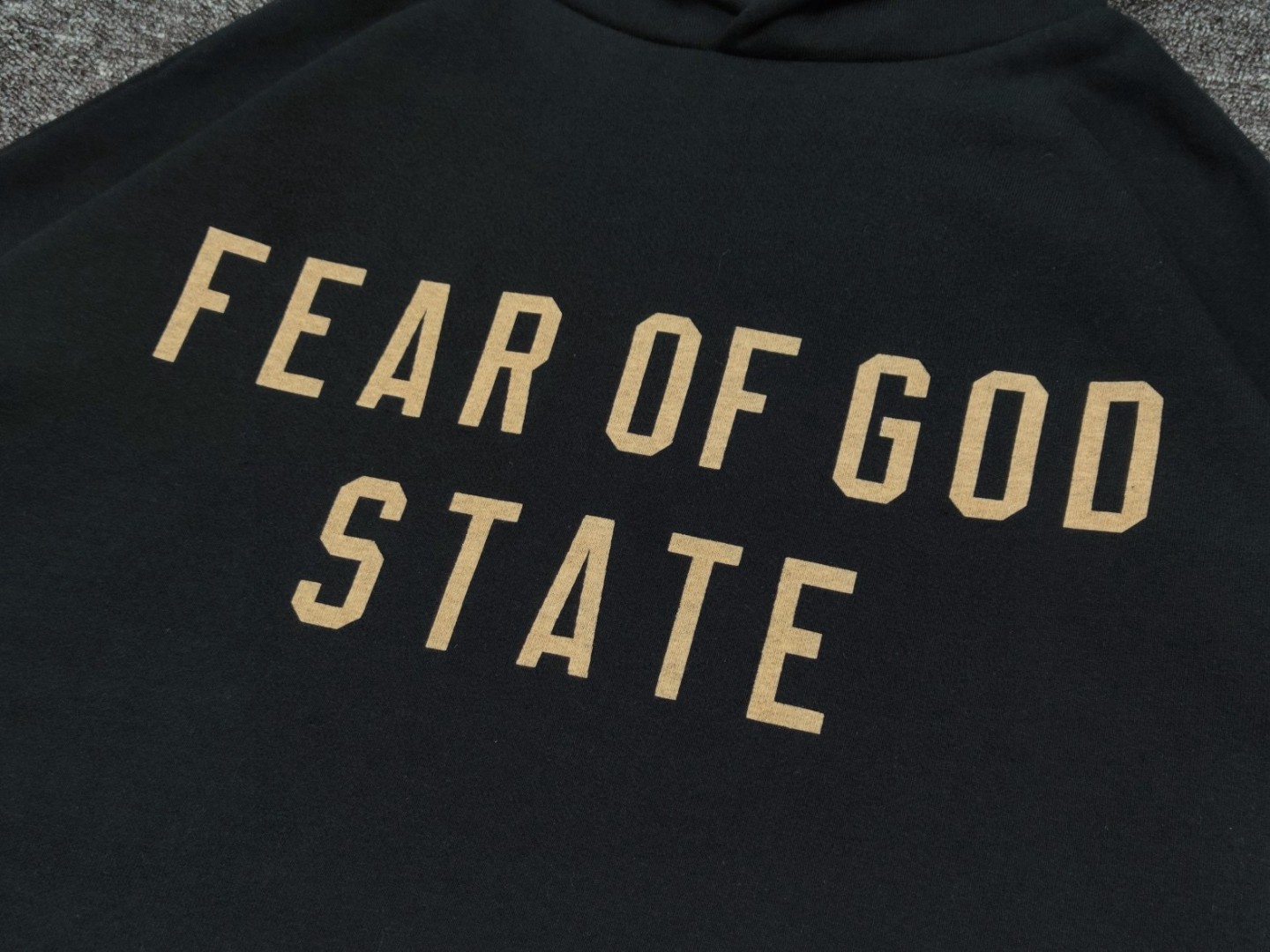 Fear of God Essentials fear of god state 字母印花 套头连帽卫衣 帽衫 外套 白色 黑色 灰色