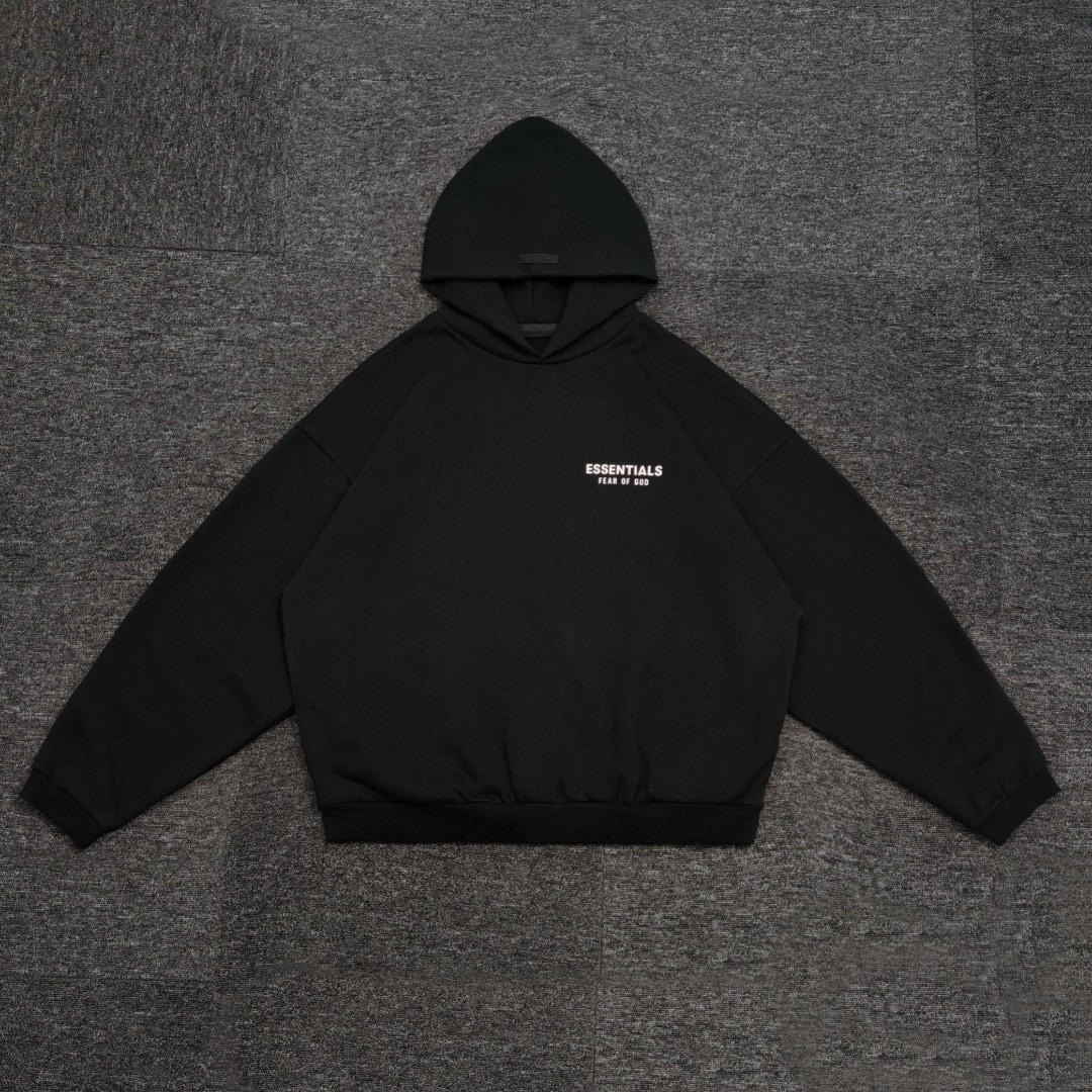 Fear of God Essentials FALL24 HOLIDAY 系列 Fleece Hoodie 套头连帽卫衣 帽衫 外套 棕色 卡其色 灰色 黑色