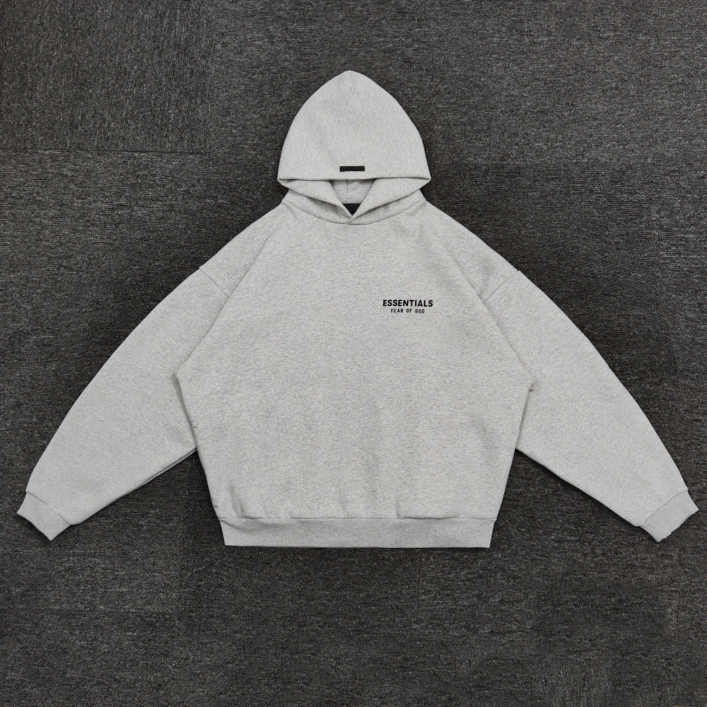 Fear of God Essentials FALL24 HOLIDAY 系列 Fleece Hoodie 套头连帽卫衣 帽衫 外套 棕色 卡其色 灰色 黑色