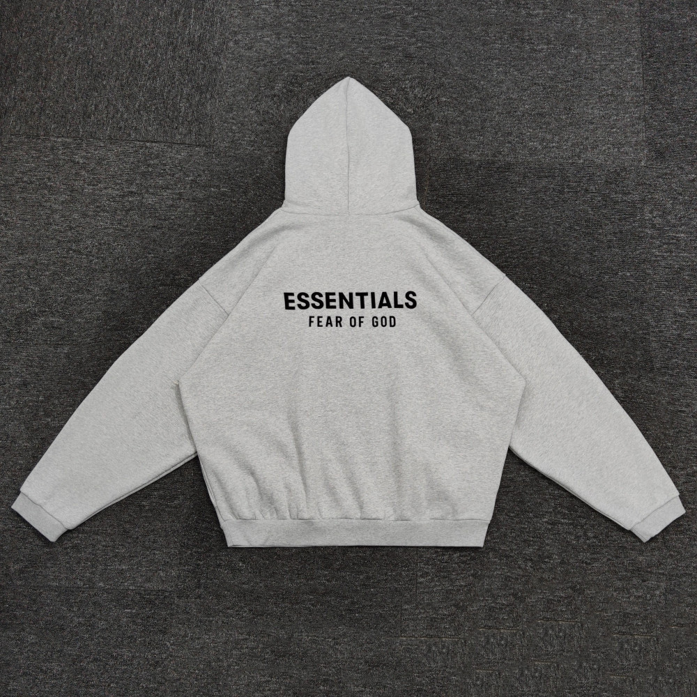 Fear of God Essentials FALL24 HOLIDAY 系列 Fleece Hoodie 套头连帽卫衣 帽衫 外套 棕色 卡其色 灰色 黑色