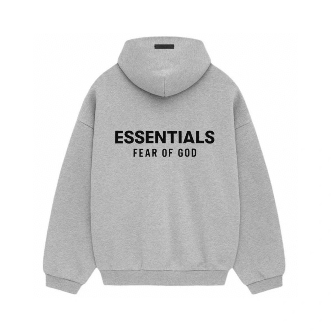 Fear of God Essentials FALL24 HOLIDAY 系列 Fleece Hoodie 套头连帽卫衣 帽衫 外套 棕色 卡其色 灰色 黑色