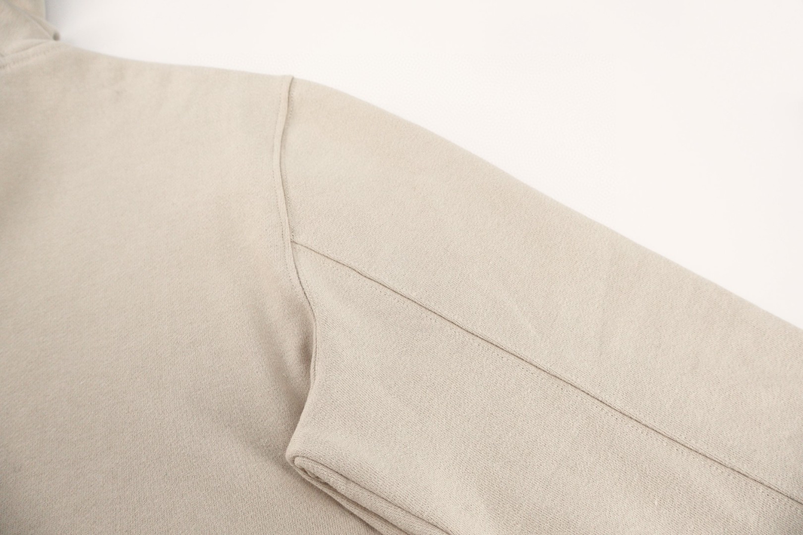 STONE ISLAND 石头岛 袖口徽标拉链连帽卫衣 抓绒 长袖 外套 杏色 B0 771564220-V0090