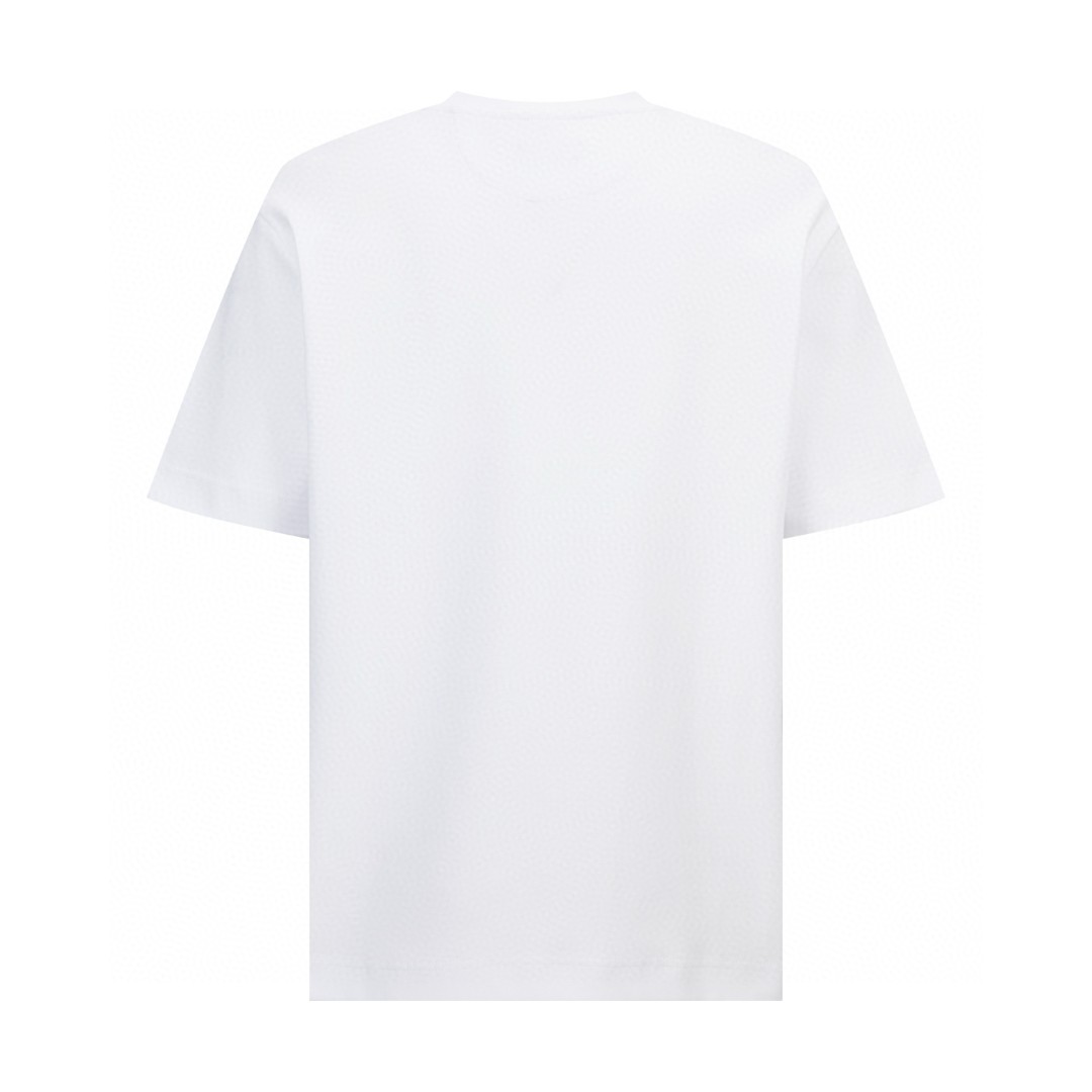 FENDI 芬迪 小狗卡通刺绣T恤 短袖 套头 白色 A2 FY0936AW0NF0QA0