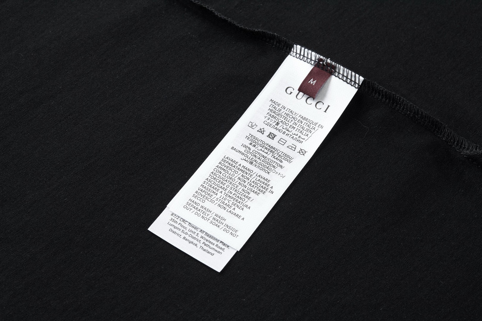 GUCCI 古驰 刺绣双G圆领短袖T恤 夏季 黑色 绿色 A0 854394-XJHN0-1043