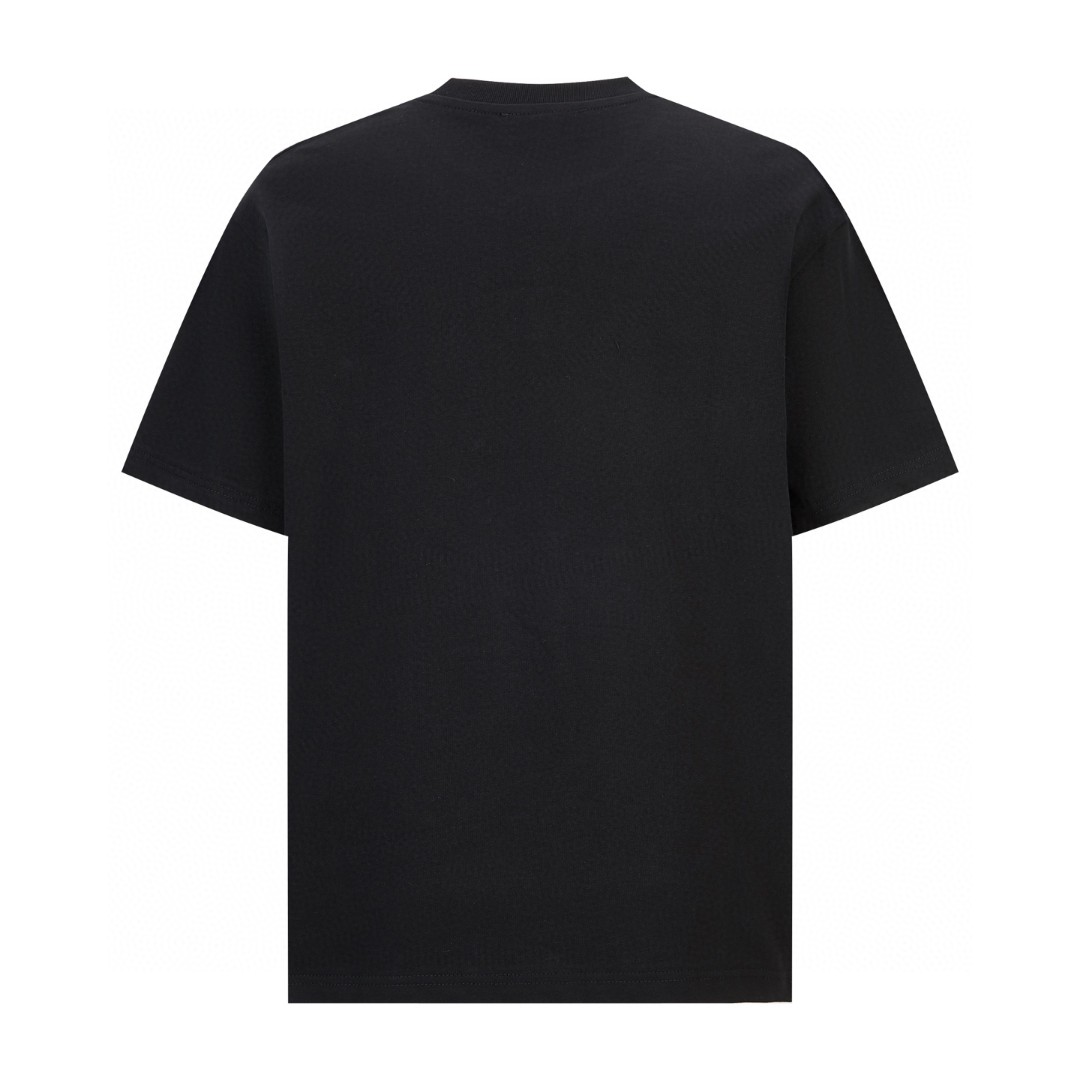 GUCCI 古驰 刺绣双G圆领短袖T恤 夏季 黑色 绿色 A0 854394-XJHN0-1043