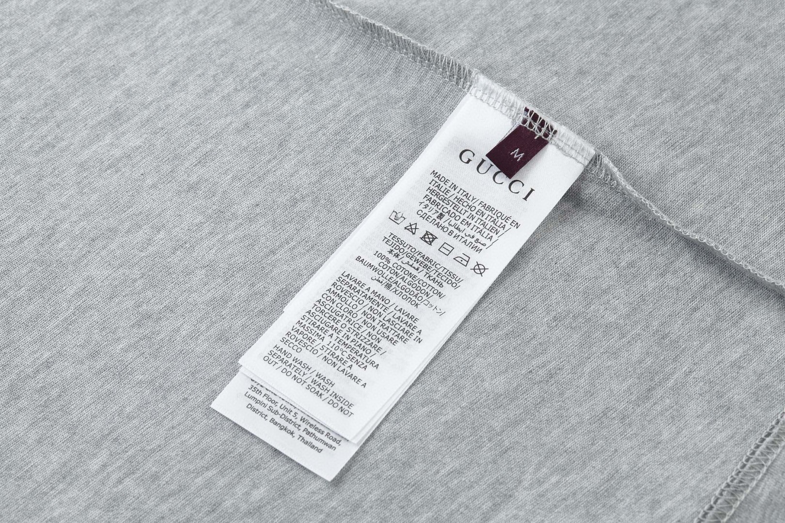 GUCCI 古驰 新年印花双G圆领短袖T恤 夏季 灰色 白色 A0 837959-XJHMY-9081