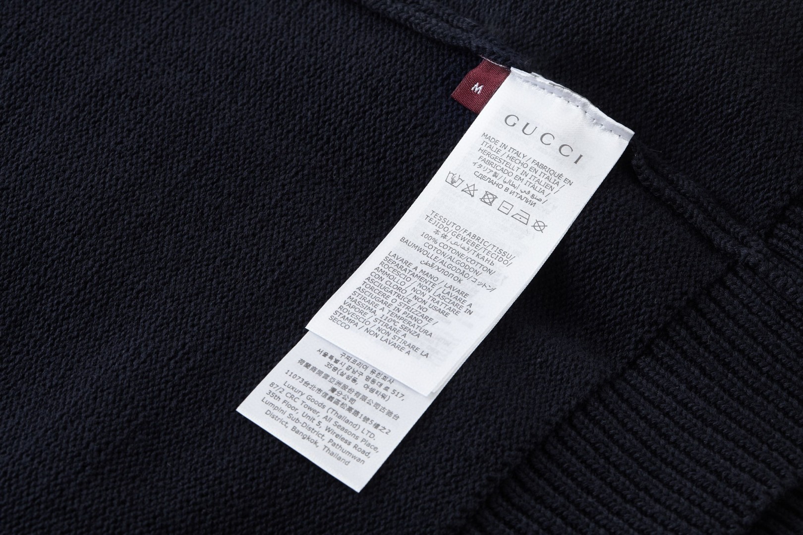 GUCCl 古驰 新年灯笼刺绣针织开衫 毛衣 针织衫 外套 长袖 蓝色 B0