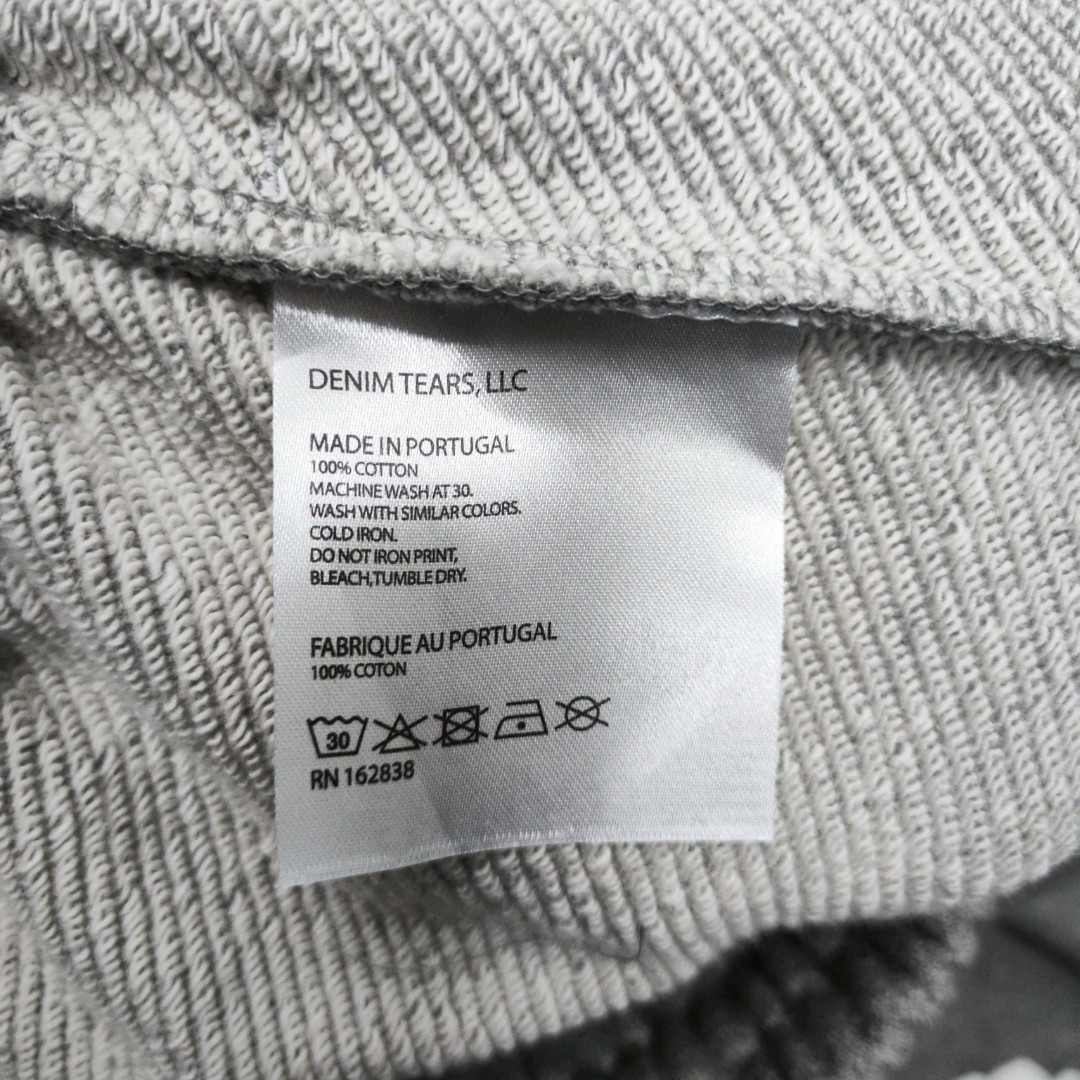 Denim Tears 花环图案发泡松紧腰运动裤 休闲裤 裤子 长裤 灰色 