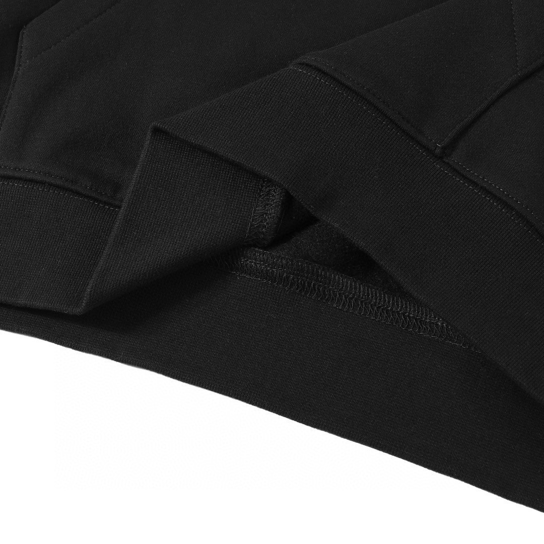 Fear of God 胸口后背植绒字母印花 抓绒 套头连帽卫衣 帽衫 外套 灰色 燕麦色 黑色