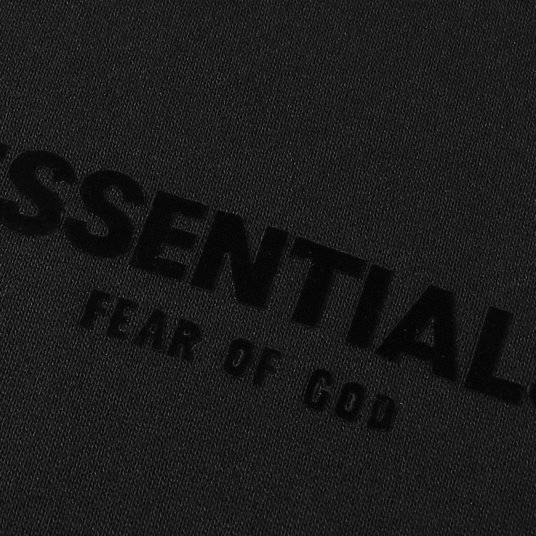 Fear of God 胸口后背植绒字母印花 抓绒 套头连帽卫衣 帽衫 外套 灰色 燕麦色 黑色