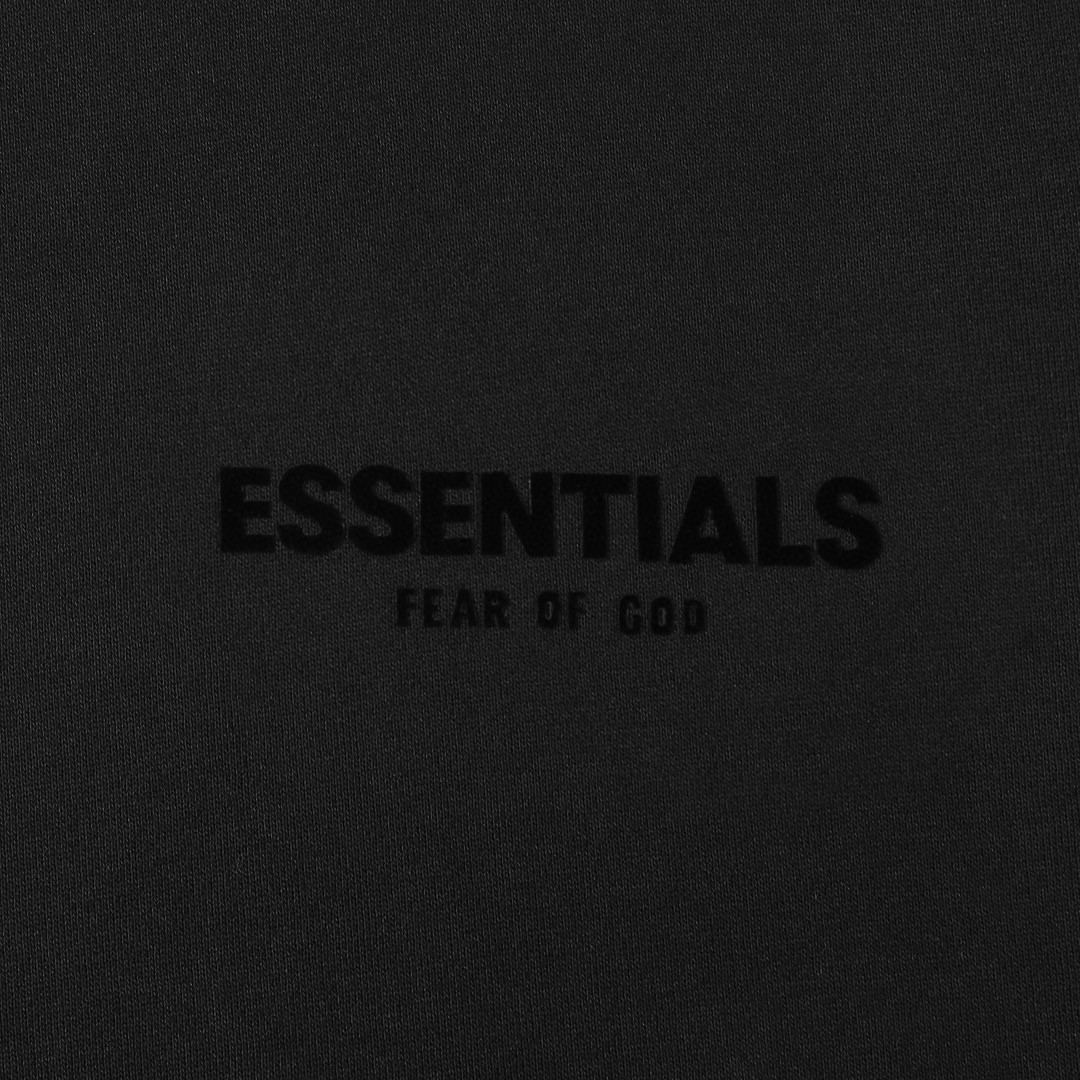 Fear of God 胸口后背植绒字母印花 抓绒 套头连帽卫衣 帽衫 外套 灰色 燕麦色 黑色