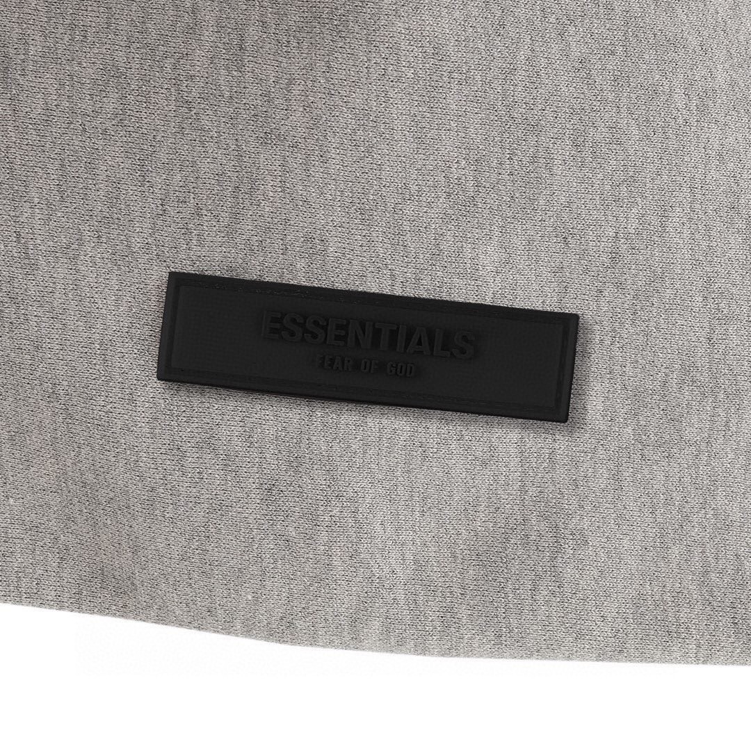Fear of God 胸口后背植绒字母印花 抓绒 套头连帽卫衣 帽衫 外套 灰色 燕麦色 黑色