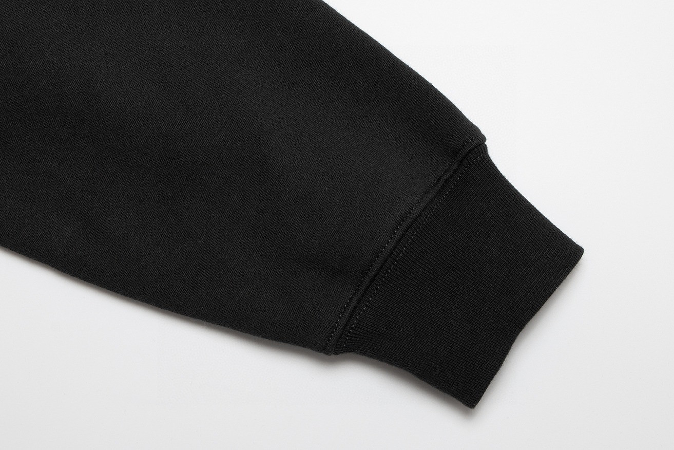 Fear of God Essentials 1977数字植绒印花 抓绒 连帽卫衣 帽衫 外套 灰色 黑色 