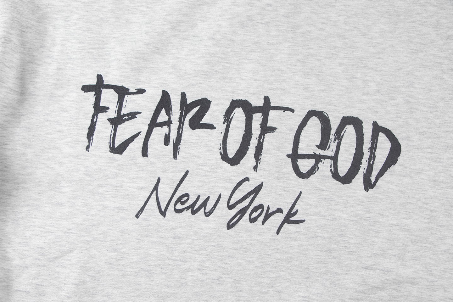 Fear of God Essentials 后背Fear of God涂鸦字母印花 抓绒 套头连帽卫衣 外套 灰色 黑色