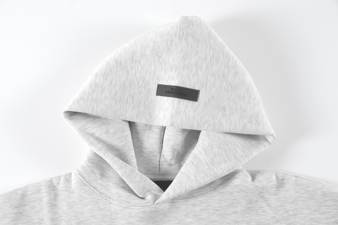 Fear of God Essentials 后背Fear of God涂鸦字母印花 抓绒 套头连帽卫衣 外套 灰色 黑色