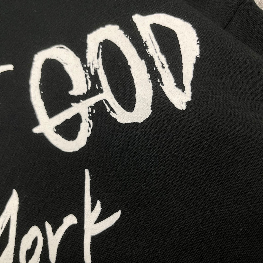 Fear of God Essentials 后背Fear of God涂鸦字母印花 抓绒 套头连帽卫衣 外套 灰色 黑色