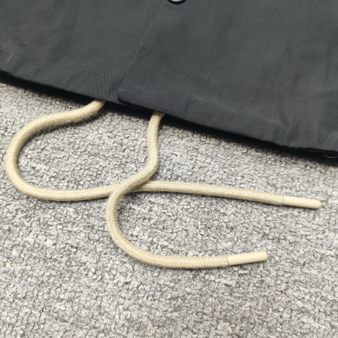 Fear of God Essentials 纯色logo翻领防风纽扣夹克 外套 纯黑 灰色 白色 黑色 A5 202BT232012F