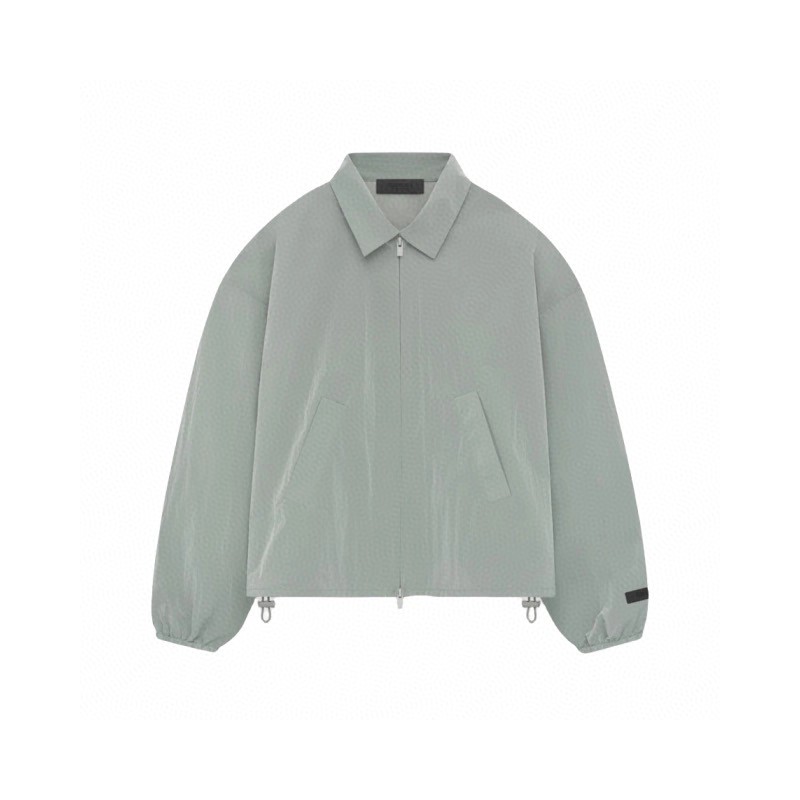 Fear of God Essentials 机能金属拉链尼龙夹克 外套 防晒服 金属蓝 水墨黑 金属铜 B0 202SP245141FW