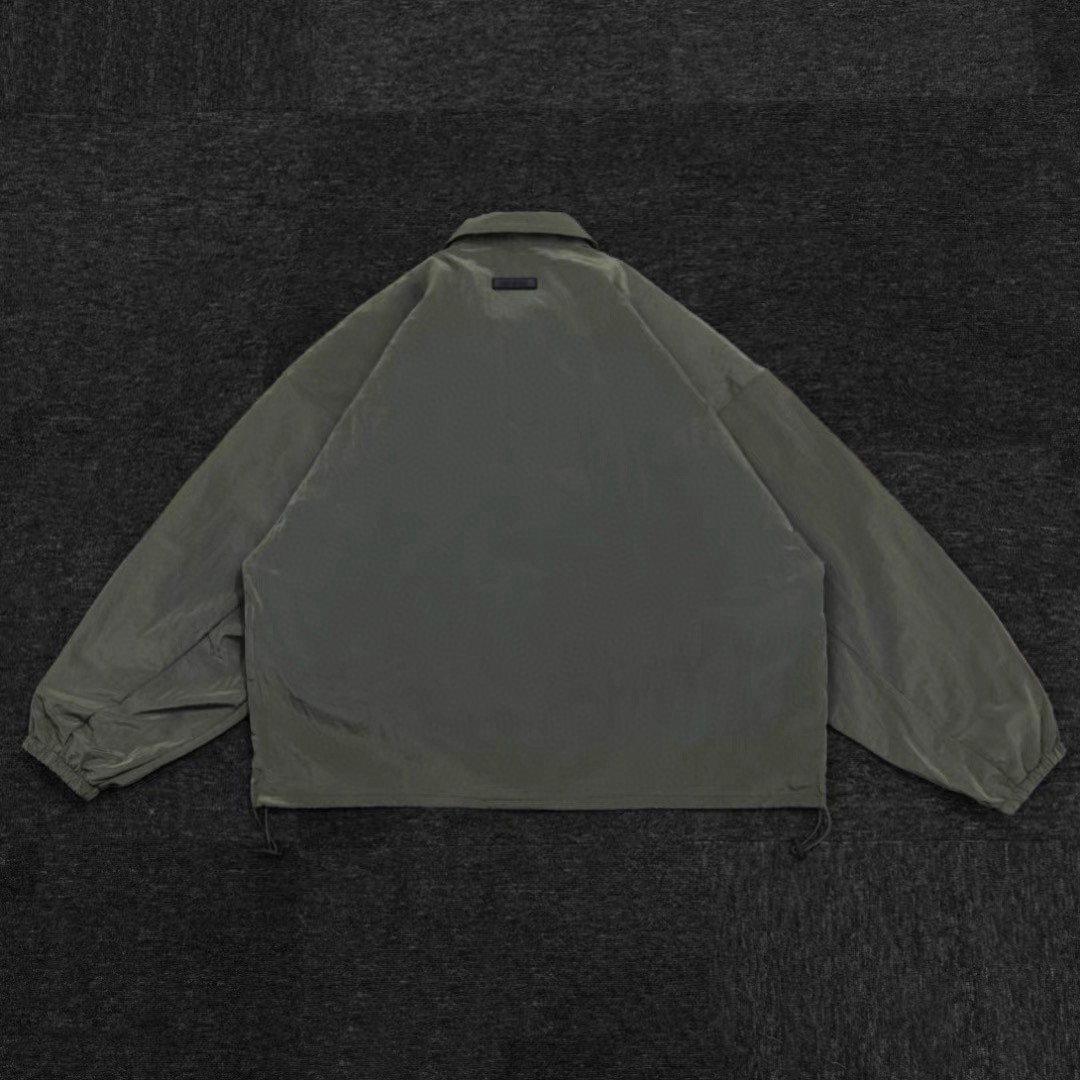 Fear of God Essentials 机能金属拉链尼龙夹克 外套 防晒服 金属蓝 水墨黑 金属铜 B0 202SP245141FW