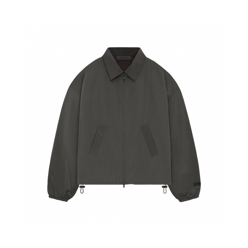 Fear of God Essentials 机能金属拉链尼龙夹克 外套 防晒服 金属蓝 水墨黑 金属铜 B0 202SP245141FW