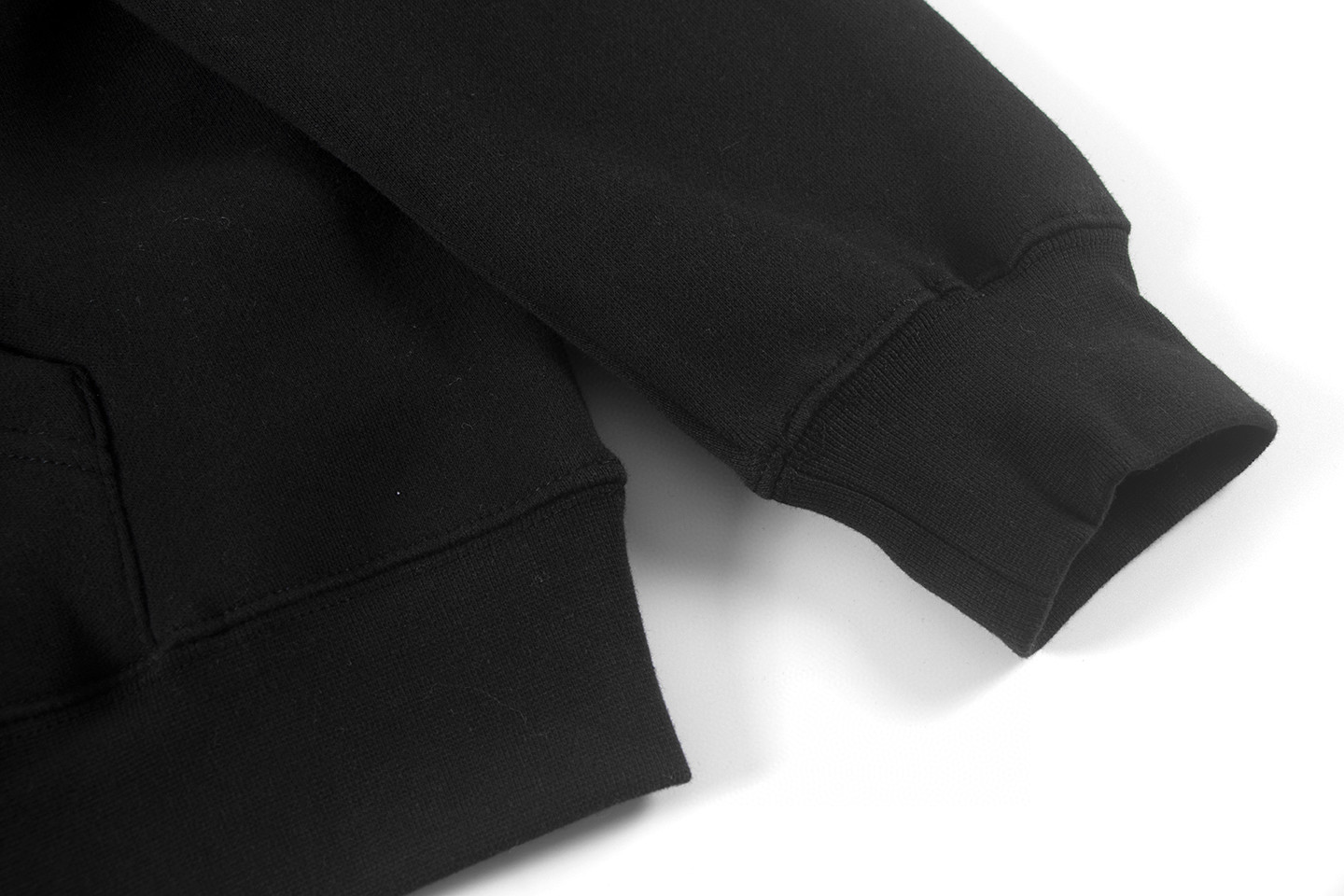 Fear of God Essentials 后背Essentials涂鸦字母印花 抓绒 套头连帽卫衣 外套 灰色 黑色