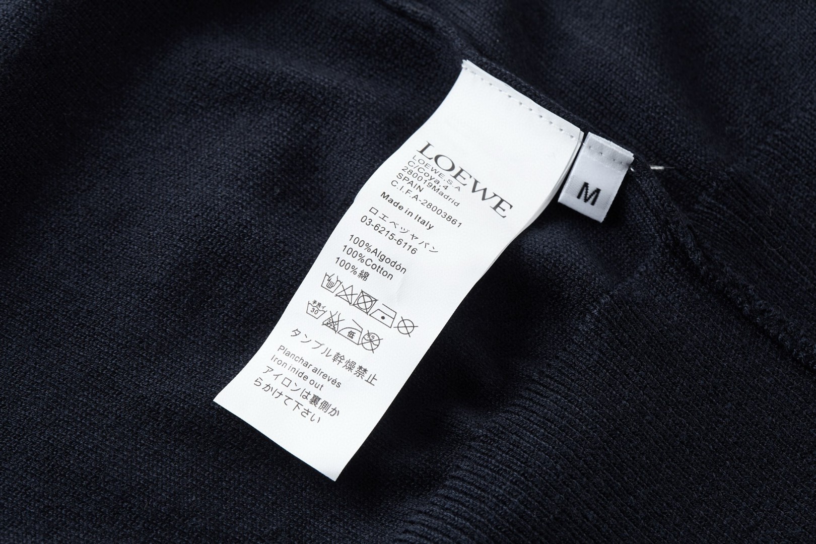 Loewe 罗意威 Louis Wain 动物刺绣标识毛衣 针织衫 外套 长袖 秋冬 蓝色 B0 H526Y14KNK-5190