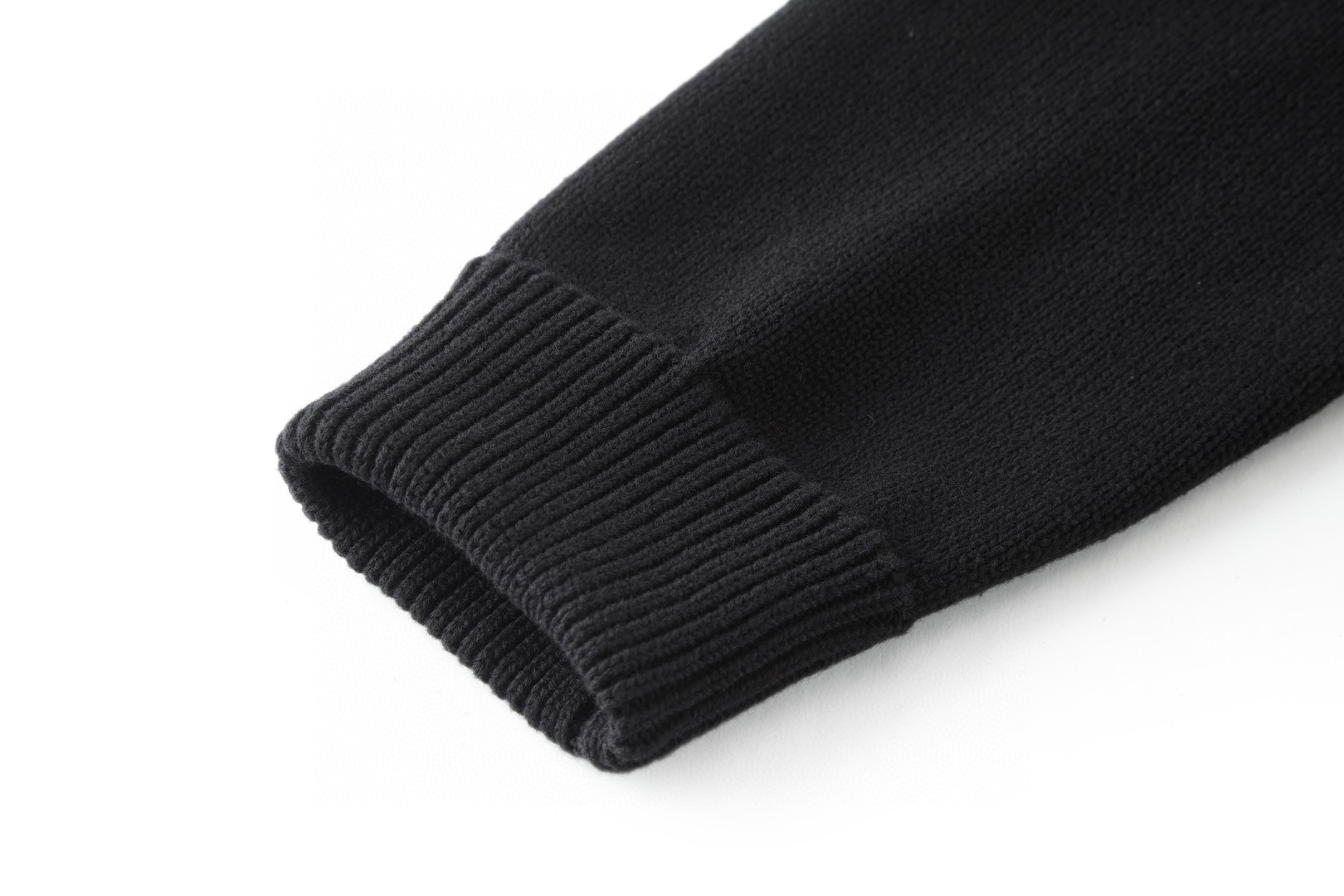 DIOR 迪奥 麻绳刺绣标识针织拉链外套 毛衣 夹克 长袖 保暖 黑色 B5 613M404A2027-C989