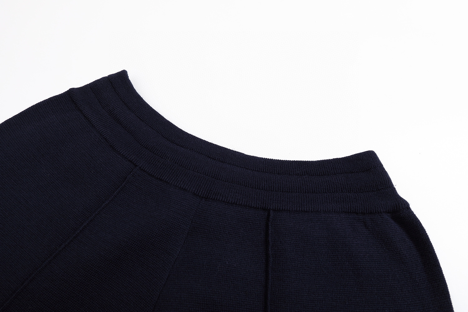 LOUIS VUITTON 路易威登 徽标提花线条松紧腰短裤 休闲裤 裤子 五分裤 蓝色 A5 1AFPXN