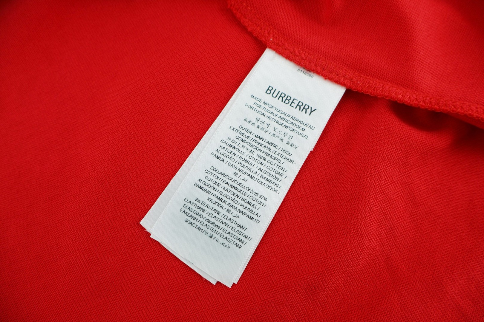 Burberry 巴宝莉 马年新禧贺岁系列 毛巾绣战马 圆领 短袖 T恤 夏季 黑色 红色 米色 白色 A0 81183811