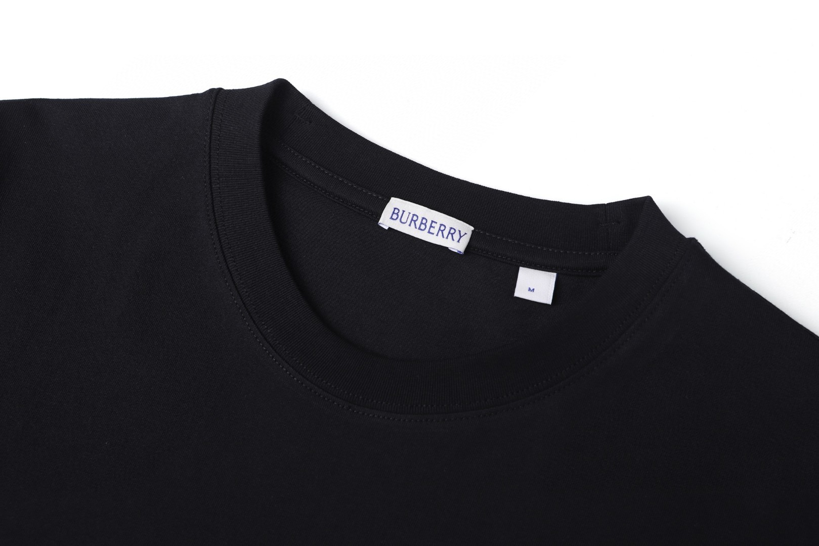 Burberry 巴宝莉 下摆小标战马 圆领 短袖 T恤 夏季 白色 黑色 A0 81022541