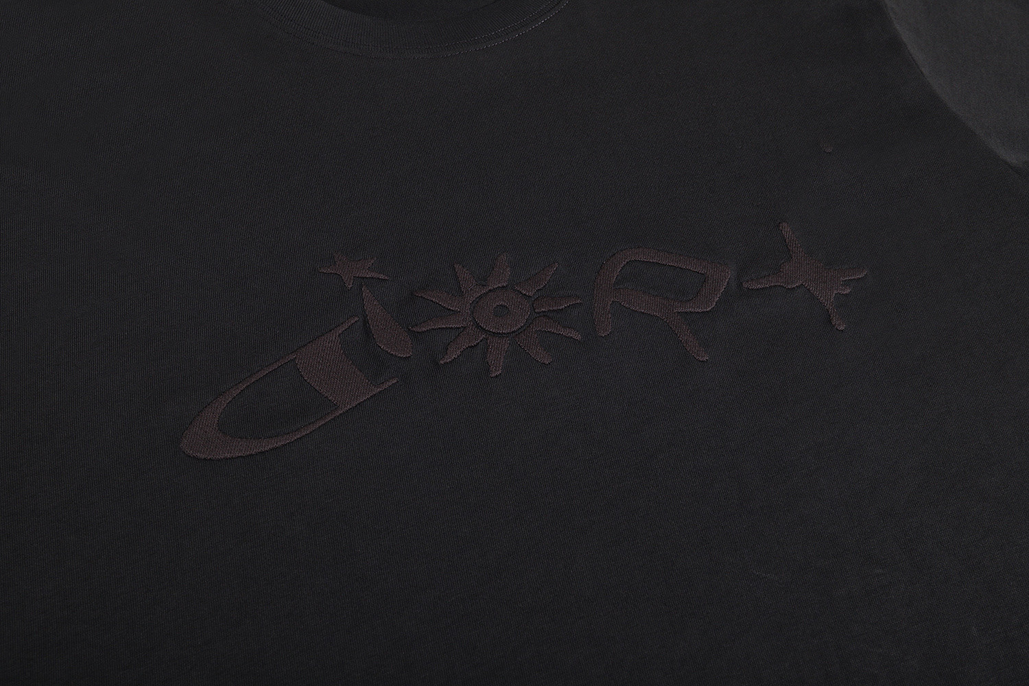 DIOR 迪奥 Lewis Hamilton 合作系列 刺绣字母logo短袖 T恤 夏 黑色 白色 A0 593J696W0554-C989