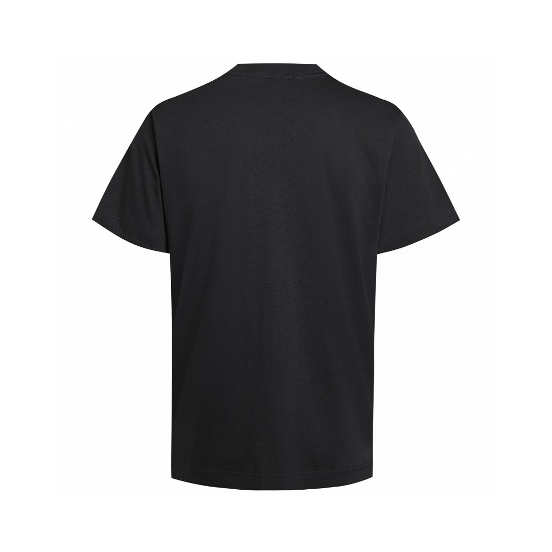 DIOR 迪奥 Lewis Hamilton 合作系列 刺绣字母logo短袖 T恤 夏 黑色 白色 A0 593J696W0554-C989