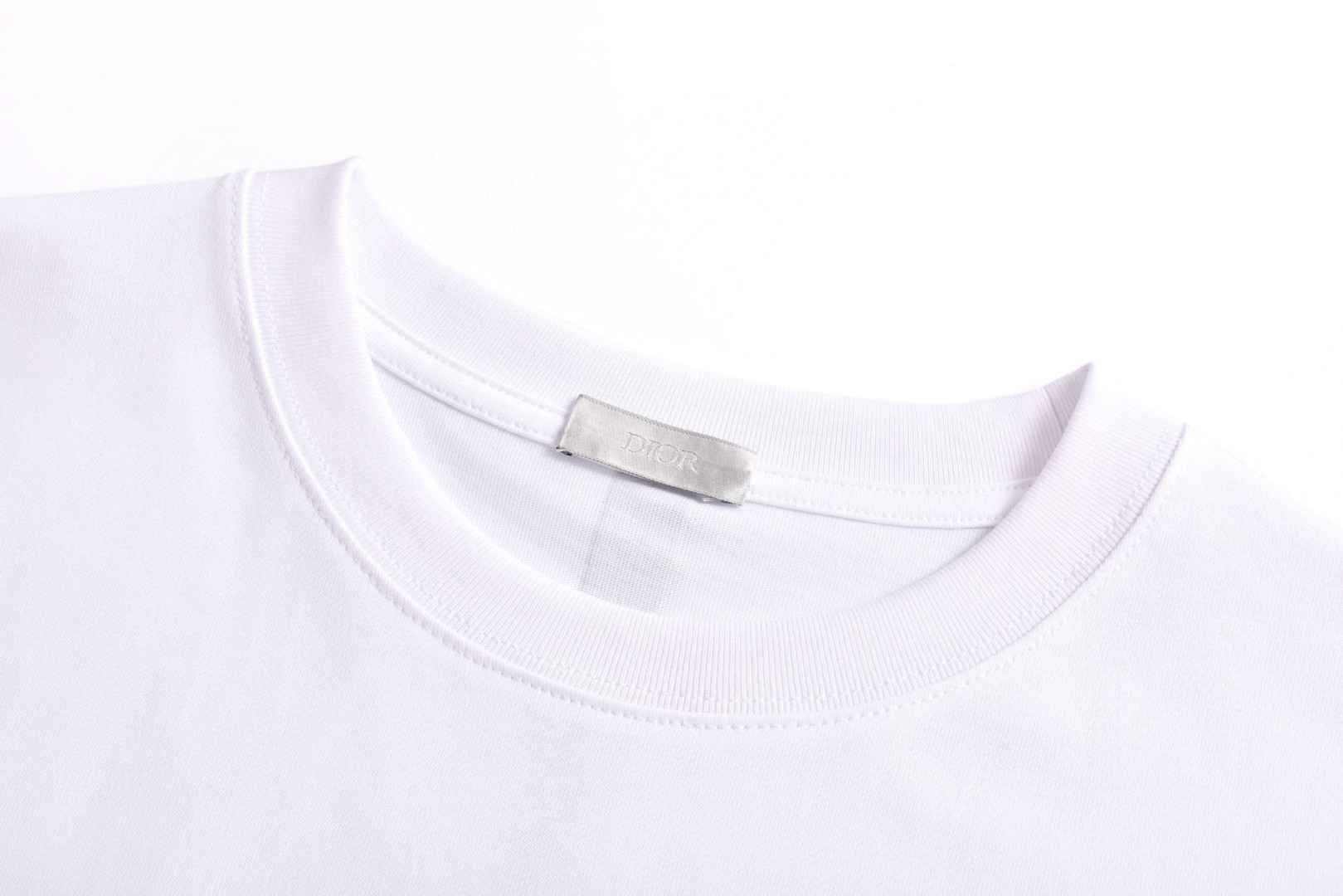 DIOR 迪奥银色CD印花短袖 T恤 夏季 白色 黑色 A0  MJN559-14RW-F0008