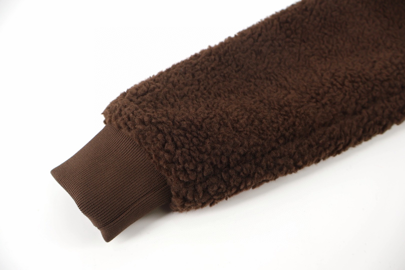 LOUIS VUITTON 路易威登 刺绣字母羊羔毛外套 夹克 保暖 棕色 B5 1AJTU1