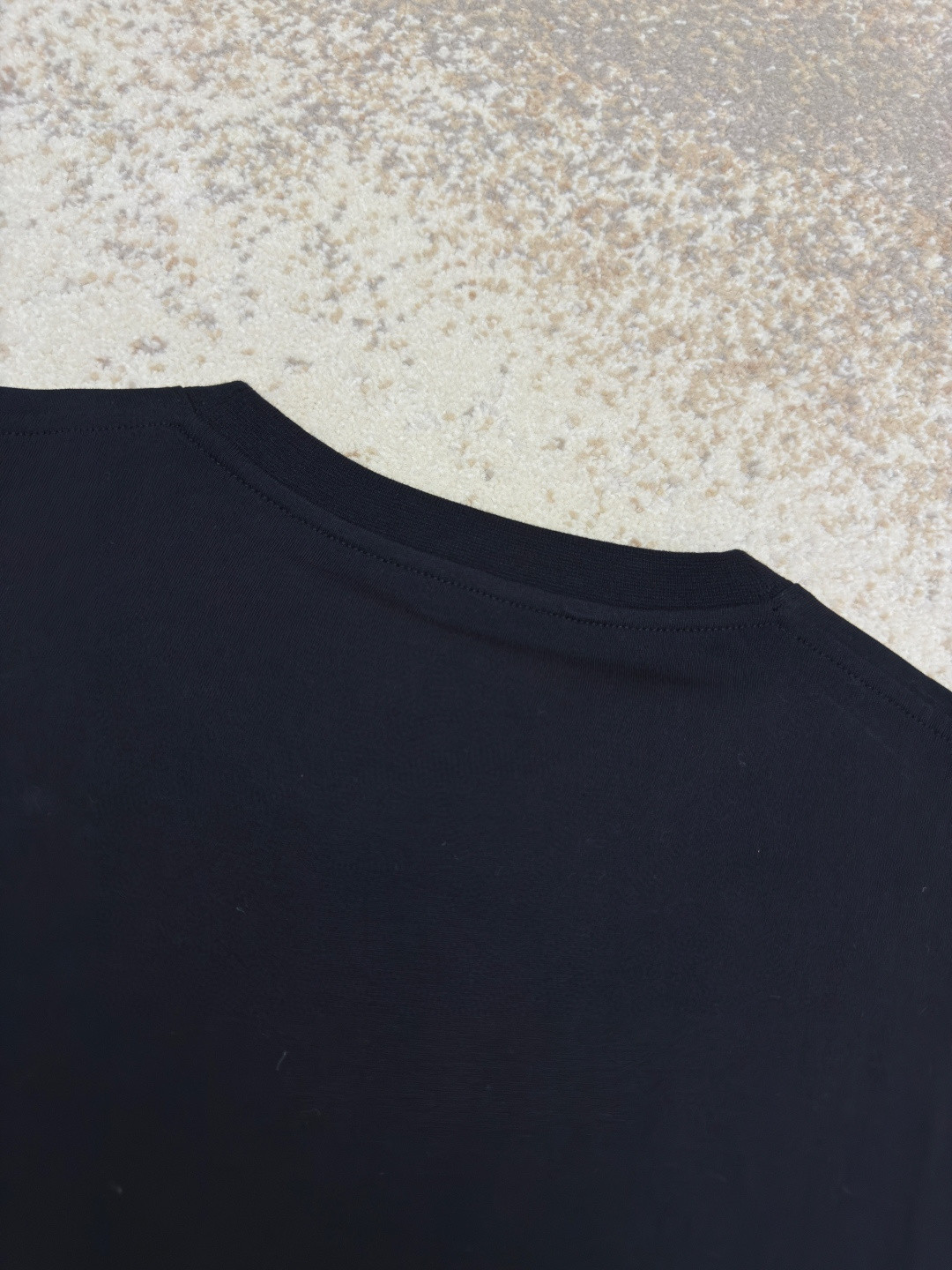 Loewe 罗意威 彩色毛线袖圆领短袖 T恤 夏季 黑色 A2 H526Y22XBF-1100