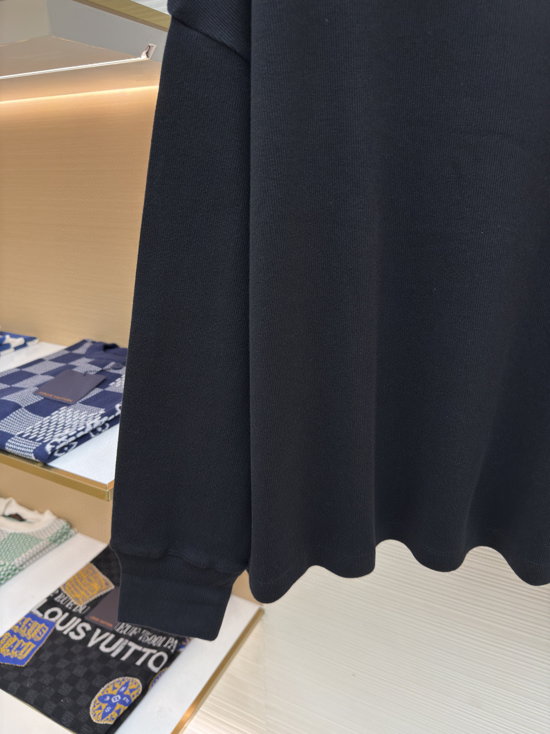 LOEWE 罗意威 胸口刺绣logo长袖T恤 打底衫 灰色 白色 黑色 A5 H526Y22XAZ-1440